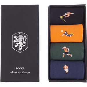 COPA - Sokken - Nederland - Heren - 4-pack Groen - Blauw - Grijs - 43-46
