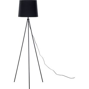 SAMBRA - Staande lamp - Zwart - Metaal