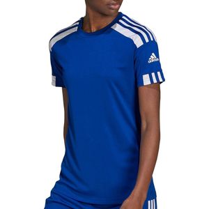 adidas Squadra 21 Sportshirt - Maat XL  - Vrouwen - Donker blauw/Wit