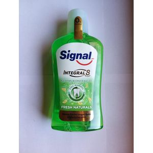 Signal - Mondwater 0 % Alcohol - Fresh Naturals met Extracten van Citroen en Aloe Vera -500 ml