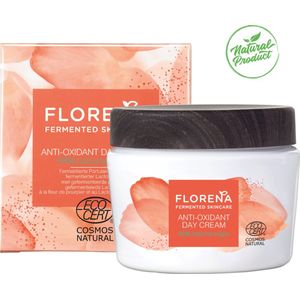 Dagcrème Antioxidant - Florena Fermented Skincare - 99% Natuurlijk - Hydraterend - Detox - Omega 6 - Omega 9 - Vitamine E - 50 ml