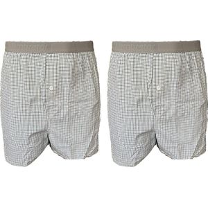 Embrator mannen Boxershorts 2-stuks geruit maat XXL