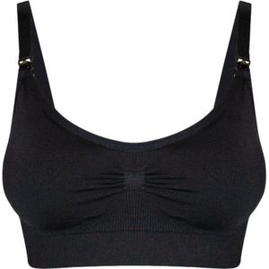 PERFECT SECRETS Dames Perfect Comfort Nursing Bra Black