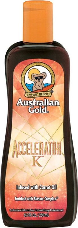 Australian Gold - Accelerator K - Zonnebankcrème - 250 ml - Bruiningsversneller zonder Bronzers