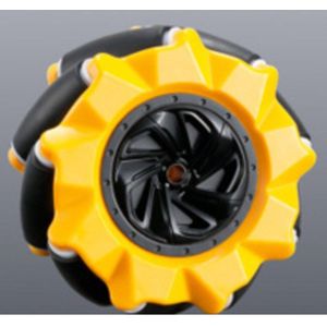 OTRONIC® Mecanum Wiel /Omnidirectioneel Wiel - 80MM-A Geel - set van 2 wielen