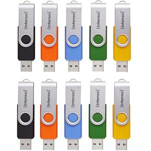 USB-sticks Multipack - 10 x 16 GB, USB 2.0, Kleurrijk en Praktisch