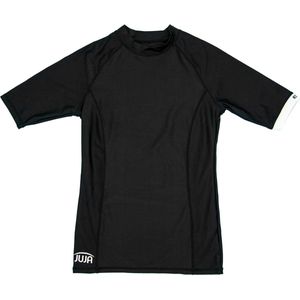 JUJA - UV-Zwemshirt met korte mouwen voor vrouwen - UPF50+ - Solid - Zwart - maat XS (34)