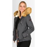 Navahoo - Pearl - Dames Winterjas - Korte Parka - Warm - Teddyvoering