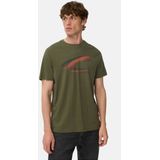 camel active - T-shirt - Bosgroen - Duurzaam Biologisch Katoen