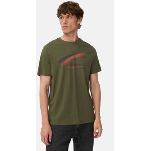 camel active - T-shirt - Bosgroen - Duurzaam Biologisch Katoen