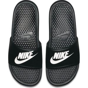 Nike Benassi JDI Slippers Unisex - Zwart/Wit - Maat 40