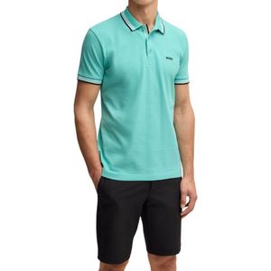 Boss Paddy Korte Mouw Poloshirt Groen M Man