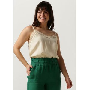 Lollys Laundry Vianell Top Sl Tops & T-shirts Dames - Shirt - Ecru - Maat XL