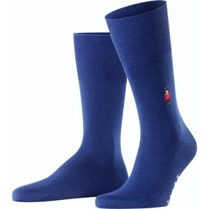 FALKE Airport Nutcracker Sokken Heren 13073 - Blauw 6000 royal blue Heren - Maat 39-40