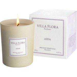 Villa Flora Natuurlijke Aida Sojawas Geurkaars (tevens handcrème) Houtige & Kruidige Geur I 180g I 40u