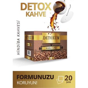 Detoxum Afslanken, Kore Hindiba Coffee 30 stuks, Hulp bij gewichtsverlies, Koreaanse cichorei, Detox Diet Coffee forx5