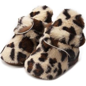 Steppies - Babyslofjes Luipaardprint - 0-6 maanden - Maat 17-18