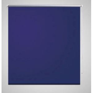 The Living Store Verduisterende Rolgordijnen - 60 x 120 cm - Marine/Blauw - Thermoplastische Zilverkleurige Achterkant