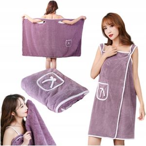 Dames Sauna Kilt Pareo met Knopen - Zachte Absorberende Strand/Badhanddoek