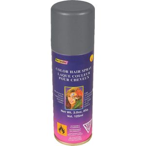 Rubies Haar verf/spray - zilver - spuitbus - 125 ml - Carnaval