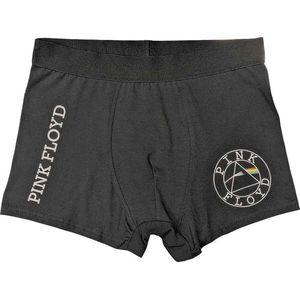 Pink Floyd - Circle Logo Boxershorts - S - Zwart