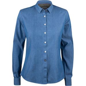 J.Harvest & Frost HEMD INDIGO BOW 130 WOMAN 2913003 - indigo - XS