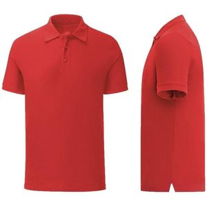 Senvi Getailleerde Polo zacht aanvoelend Kleur rood Maat S