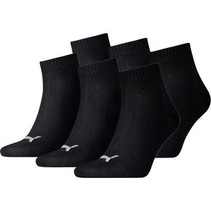 SOKKEN 6 paar Puma unisex kwartsokken, sneakers maat. 35 - 49 voor dames- en herensokken