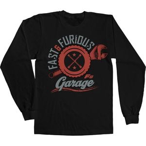 The Fast And The Furious Longsleeve shirt -2XL- Garage Zwart