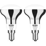 Modee E14 Halogeen Lamp Dimbaar 28W ECO - Warm Wit - 2 stuks