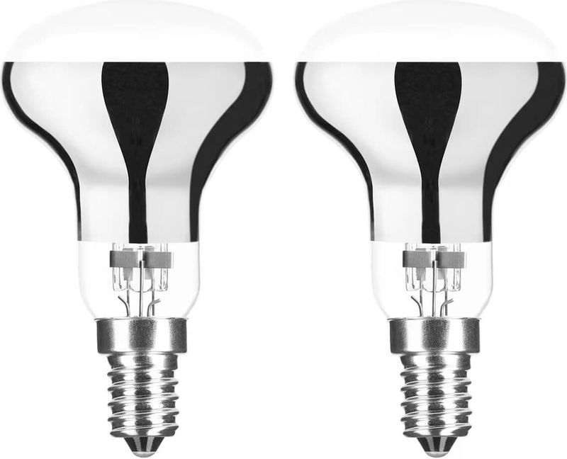 Modee E14 Halogeen Lamp Dimbaar 28W ECO - Warm Wit - 2 stuks