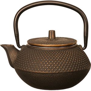 Teaclassix Arare theepot gietijzer 350ml koper kleur