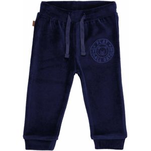 Frogs and Dogs - Play All Day Baby Velvet Pants | Patriot Blue - Katoen - Maat 50/56