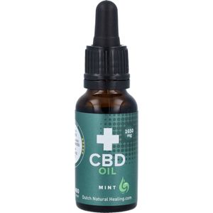 DNH - CBD olie 8% 20ml - Munt smaak - Full Spectrum - Rijkste in terpenen - Meest gevarieerde cannabinoïden - Beste Entourage Effect