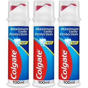 Colgate - Maximum Cavity Protection - Tandpasta - 3 x 100 ml - Voordeelverpakking