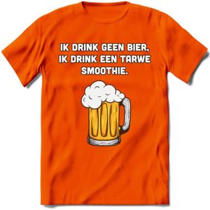 Tarwe Smoothie T-Shirt | Bier Kleding | Feest | Drank | Grappig Verjaardag Cadeau | - Oranje - 3XL