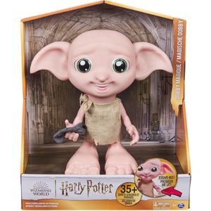 Harry Potter - Interactieve Dobby de Huis-elf met sok - Pop met meer dan 35 geluiden en zinnen in Nederlands of Frans - 21,6 cm