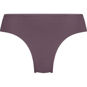 Hunkemöller Dames Lingerie Invisible brazilian Lace Back - Paars - maat XL