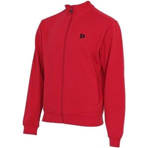 Donnay - Sweatvest zonder capuchon (Bryan) - Sportvest - Heren - Berry Red (040) - maat S