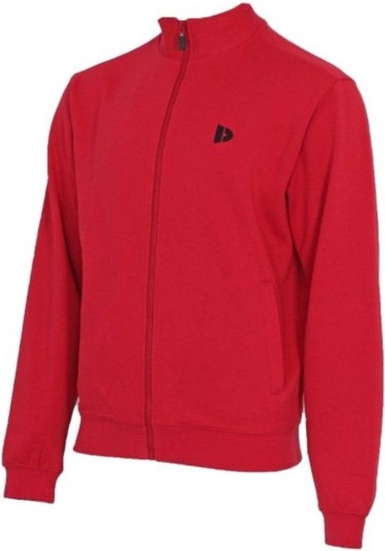 Donnay - Sweatvest zonder capuchon (Bryan) - Sportvest - Heren - Berry Red (040) - maat S