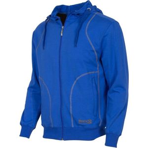 Reece hooded full zip unis - Jongens Sporttrui - Blauw kobalt