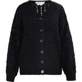 Usha - Lurea - Gebreid Vest - Zwart