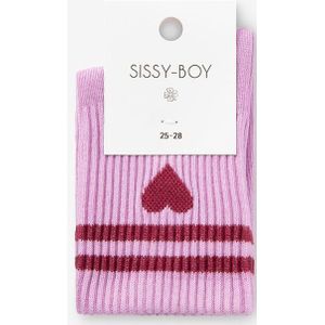 Sissy-Boy - Lichtpaarse sokken met hartje