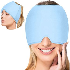 Ergonomisch Migraine Hoofdmuts en IJs-Masker voor Pijnverlichting - Herbruikbaar en Aanpasbaar - Ideaal voor Slaap en Ontspanning