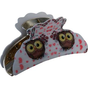 Jessidress® Haarklem Dames Haarkam Stevige Haarclip Haarklemmen - Wit