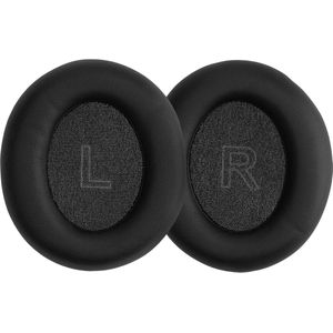 Oorkussens voor Koptelefoon - Vervangende Earpads van Kunstleer en Schuim in Zwart