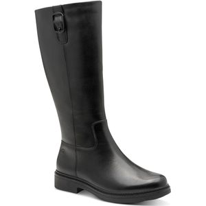 TAMARIS - Bottes Longues - Zwart - Comfortabel - Platte Schoenen