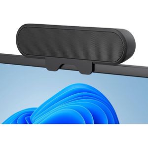DailySupplies® Soundbar Pc - Bekabelde en Draadloze Pc -Luidspreker - USB Mini Soundbar - Zwart