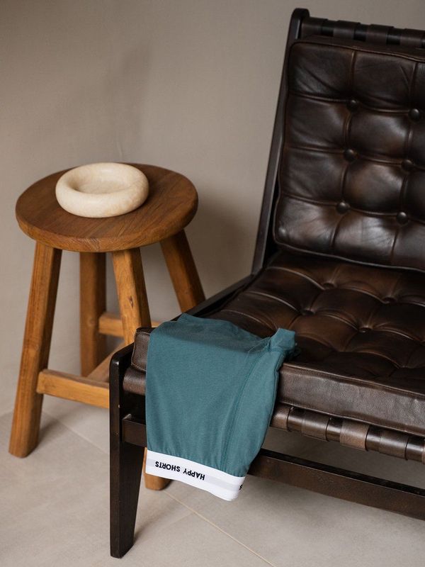 Happy Shorts - Long Boxershorts - Marine - 4er-Pack