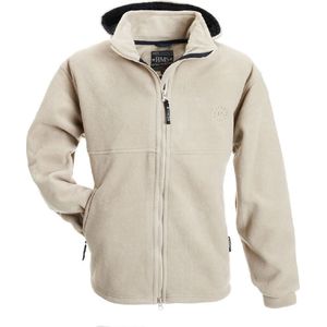 BMS Fleece Windsmoother Kapuzen-Jacke Camel-S